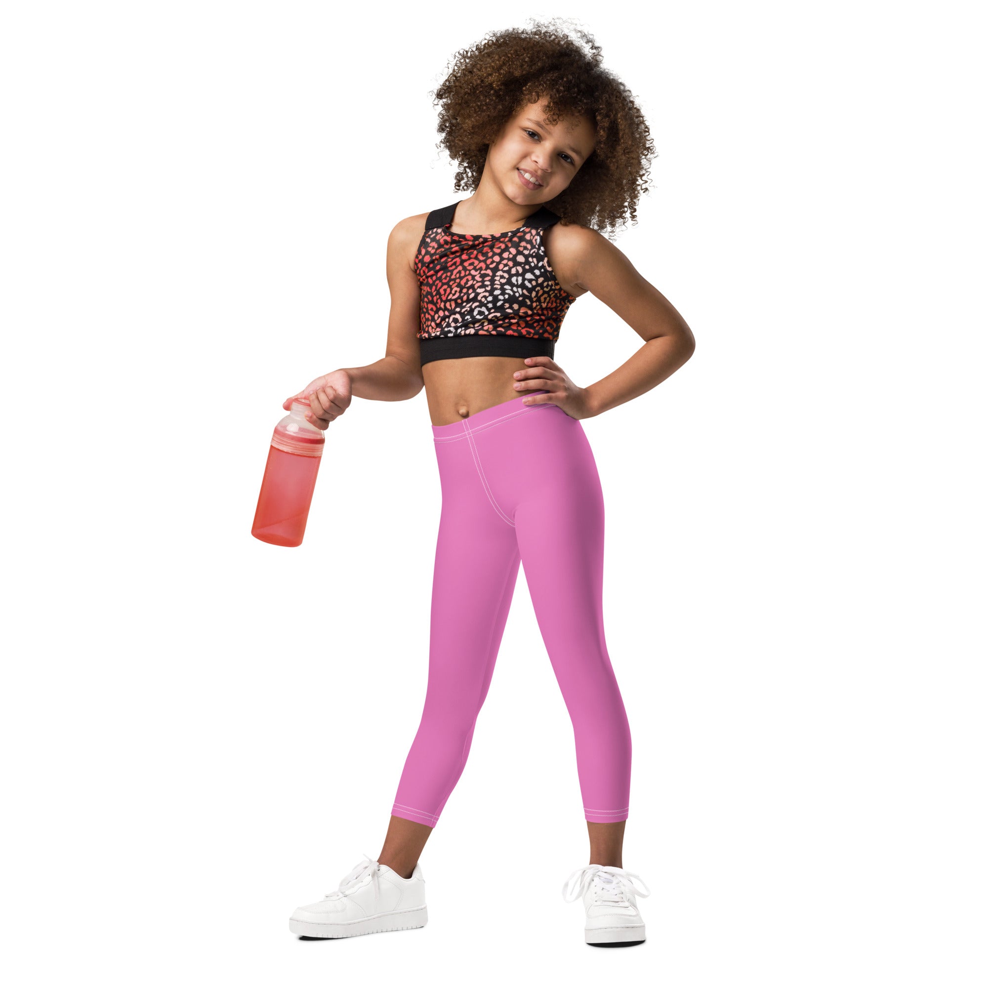 SHE REBEL - Pretty in Pink Kid's Leggings (Ages 2 - 7)